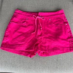 Flamingo, Vibrant Pink, Shorts, Size Large